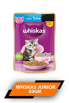 Whiskas Gravy Junior Tuna 80gm